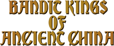 Bandit Kings of Ancient China logo for NES